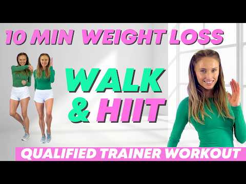 Walk at Home 🔥 Walking Exercise for Weight Loss 🔥 10 Minute Walking Workout - Daily Workout at Home
