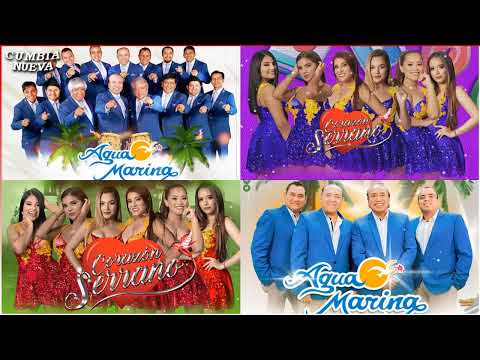 MIX CORAZON SERRANO VS AGUA MARINA - MIX CUMBIA PERUANA - MIX CUMBIA VERANO 2022