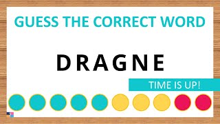 Guess the Correct Word! Unscramble in Record Time! 6 Letters | Agent Quiz