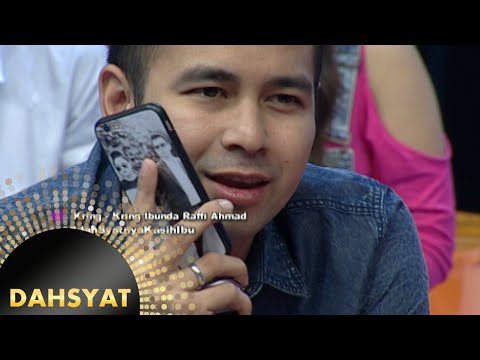 Raffi terharu ngucapin selamat hari ibu ke ibunya [Dahsyat] [22 Des 2015]