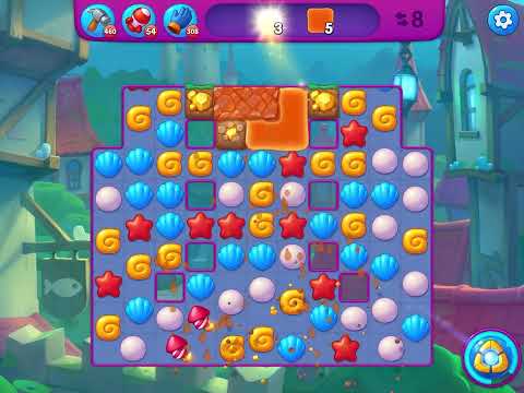 Fishdom Very Hard level 7326 no boosters フィッシュダム ベリーハード [Friend's]