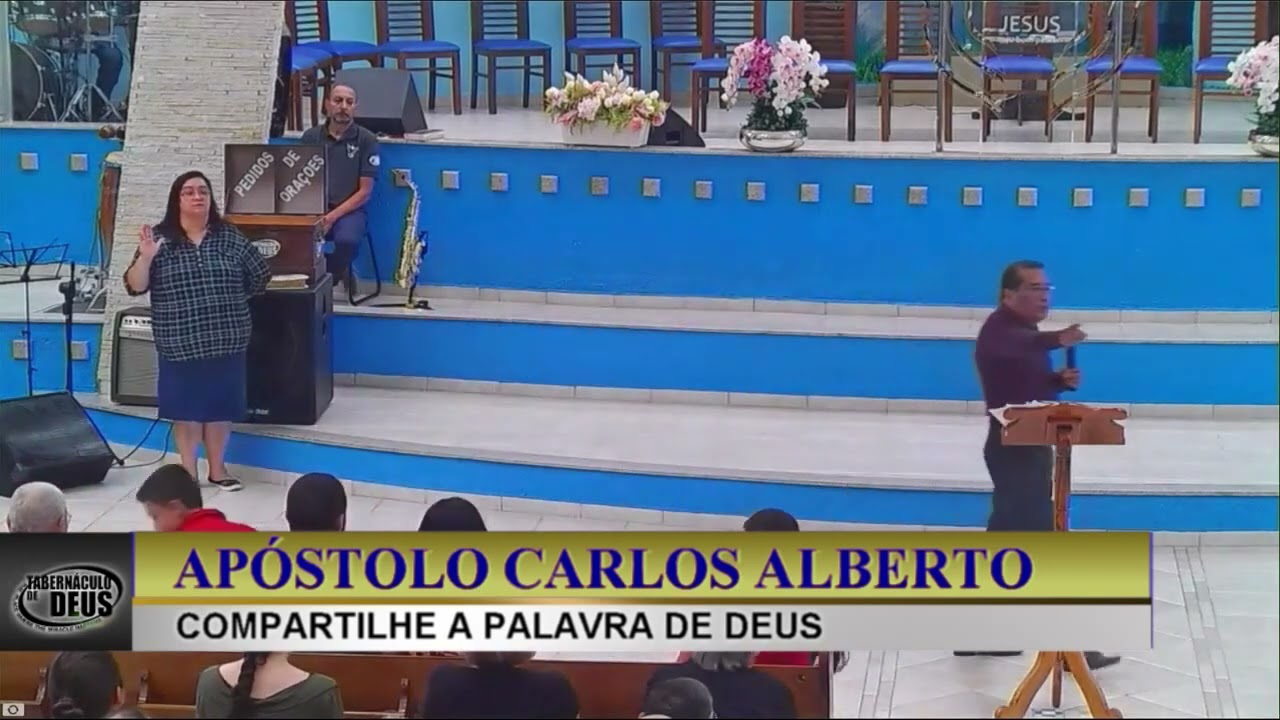 VAI HAVER BARULHO DE LÓRIA * * APÓSTOLO CARLOS ALBERTO *  TABERNÁCULO DE DEUS