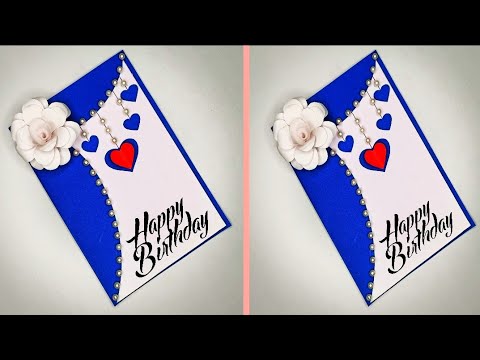 How to make Birthday Card || Greeting card latest design handmade|| Diy pop-up birthday card idea