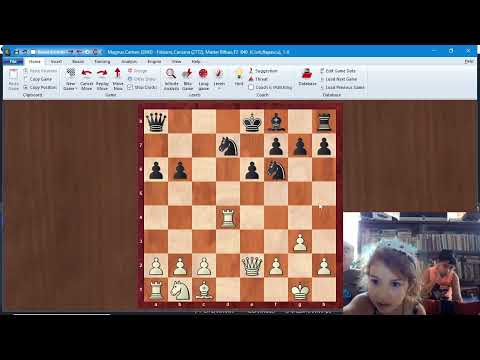 Lecția 141 V1+V2: 2 partide Magnus Carlsen + tactică elementară