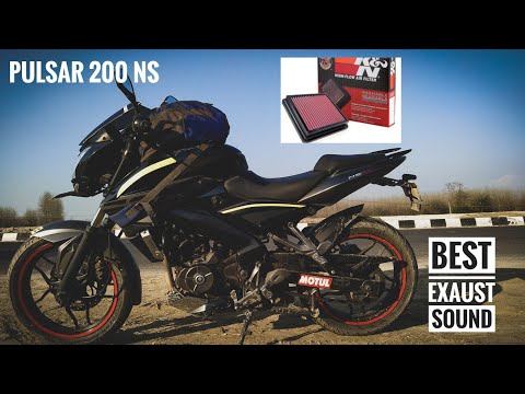Pulsar 200ns with K&N Air Filter | Better than KTM Duke