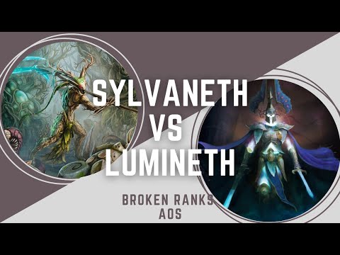 Sylvaneth vs Lumineth Realm-Lords - Warhammer Age of Sigmar Battle Report [Broken Ranks]