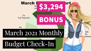 March 2021 Budget with Me | Mid-Month Check-In| All Real Number