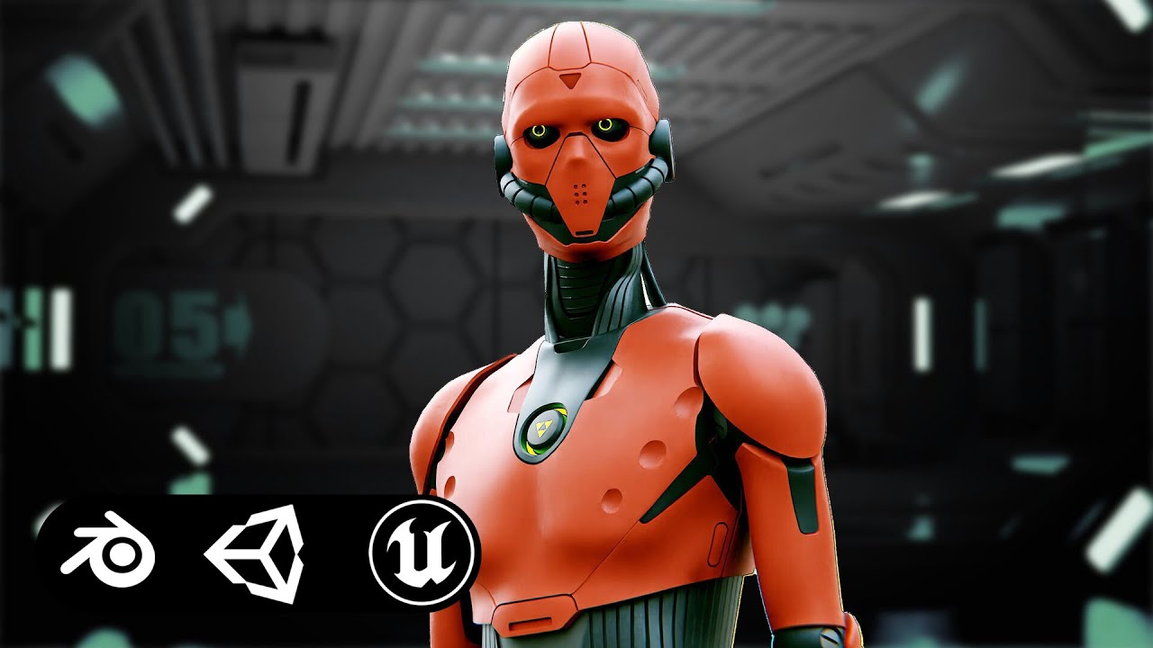 I-Homo 03 Auto-Rig Pro Rigged For Mixamo Unreal Engine Unity 3D Model