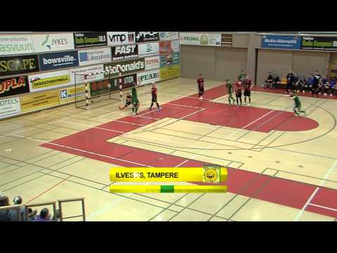 KaDy-Ilves FS 3-2 (1-0) Futsal-Liiga 4.3.2015 maalikooste