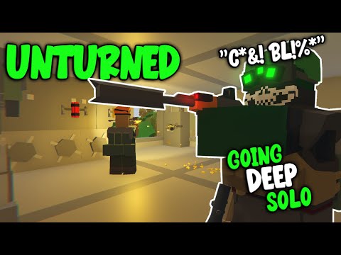 7500 Hour Solo Goes Deep in ONLINE ANGRY DUO BASE - Unturned PvP