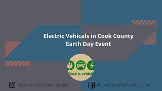 Electric Vehicles in Cook County - Earth Day Event