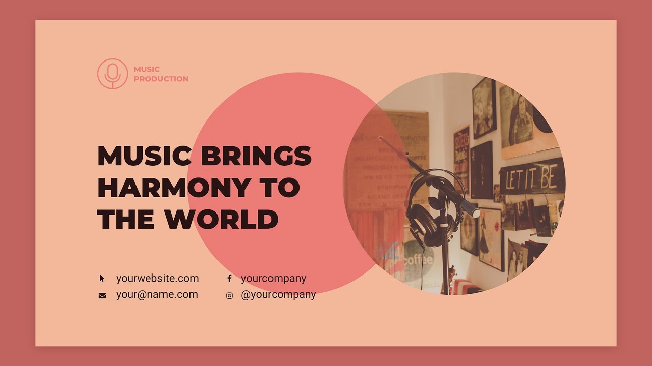 Music Production PowerPoint Presentation Template