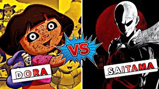 Dora VS Saitama Epic Showdown Who Will Win ? | Saitama VS Dora Who Is More Powerful | In Hindi