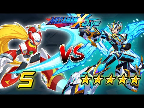 S-Class Hunter Zero Vs Next DiVE Armor X 5☆ - Mega Man X DiVE (Mobile Controls PvP) | X Vs Zero