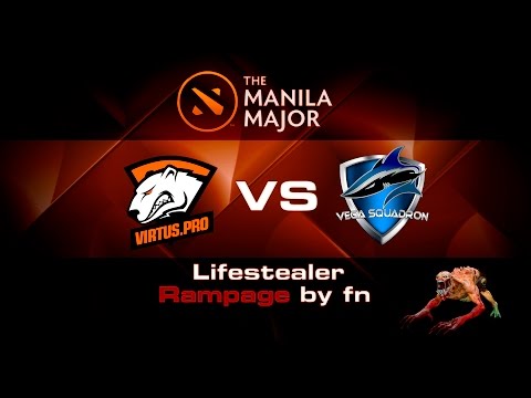 Dota 2  - Lifestealer RAMPAGE by Vega.fn (Manila Major EU qualifiers)