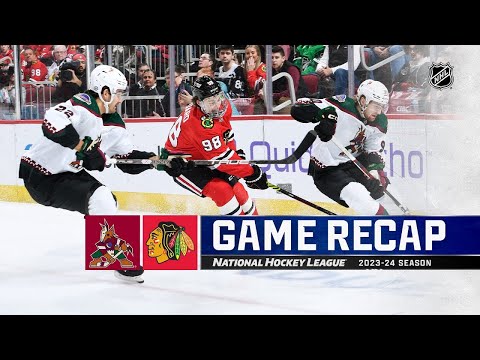 Arizona Coyotes vs Chicago Blackhawks | March 10, 2024 | Game Highlights | NHL Regular Season