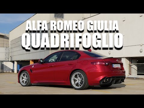 Alfa Romeo Giulia Quadrifoglio (PL) - test i jazda próbna Video