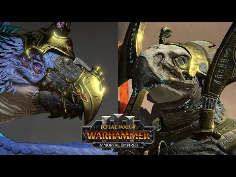 Bird Heads - Tomb Kings vs Tzeentch // Total War: WARHAMMER 3