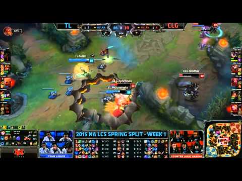 TL Xpecial Insane Counterengage Insane Teamfight #3 - TL vs CLG Game 1 (NA LCS Spring 2015)