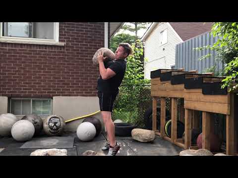 Atlas loading, Field stone shoulder, and stone press.