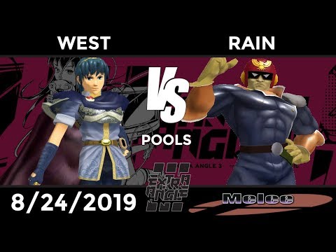Extra Angle Melee: Pools - West (Marth) vs Rain (Captain Falcon)