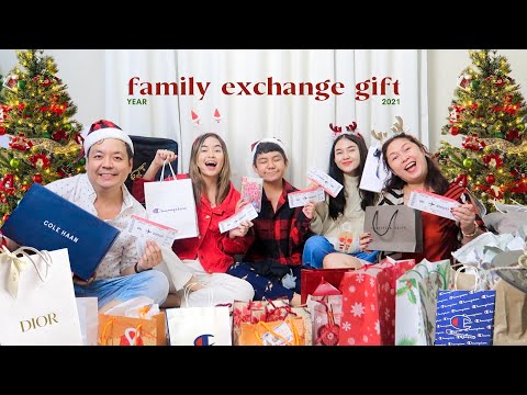 FAMILY Exchange Gift 2021 (Ang Daming Regalo!) 🎄😍 | Princess And Nicole