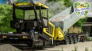 True Farming 2 #166 - Asphaltfertiger im Einsatz: Straßenbau für den HÄNDLER - Farming Simulator 22