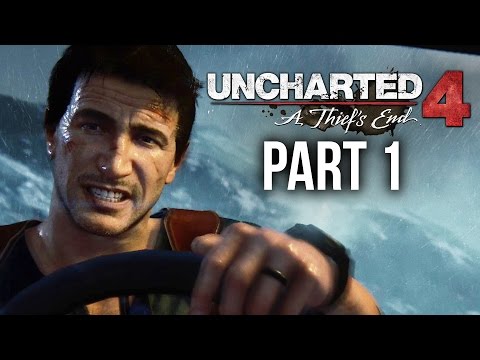 Uncharted 4 PS4 Gameplay Walkthrough Part 1 - INTRO (Chapter 1-3) PS4 Gameplay