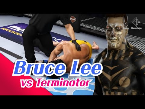 UFC Bruce Lee vs Terminator Bloody knockouts