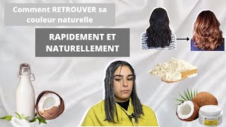 COMMENT RETROUVER SA COULEUR NATURELLE APRÈS UNE CATASTROPHE CAPILLAIRES RAPIDEMENT ET NATURELLEMENT