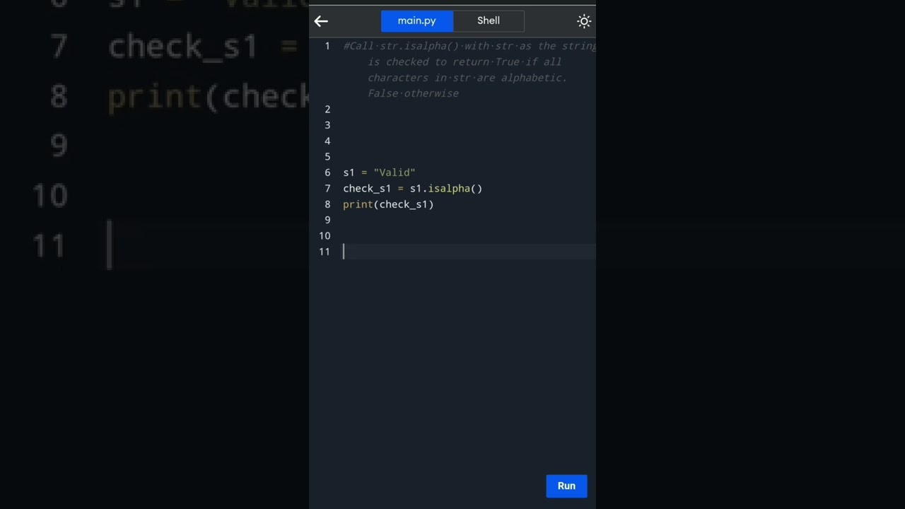 #python 121.Is String Fully Alphabetical? | #shorts