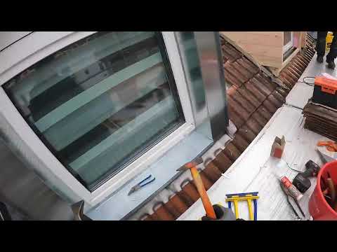 Gaube verblechen und Fensterbank in Zink - Teil 15 - Dachdecker Colditz