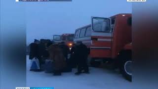 Норильск засыпало снегом до второго этажа