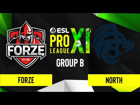 CS:GO - forZe vs. North [Train] Map 1 - ESL Pro League Season 11 - Group B