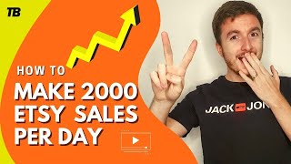 How to Make 2000 Sales per Day on Etsy | Making $10,000 per Day on Etsy Selling Stickers & Pins