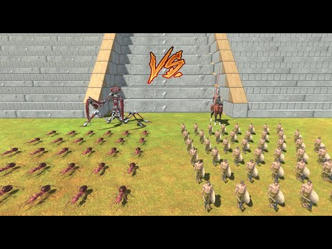 Giant Praying Mantis And Ant Army vs Every Boss and Weakest Unit Army [500 costs] ARBS