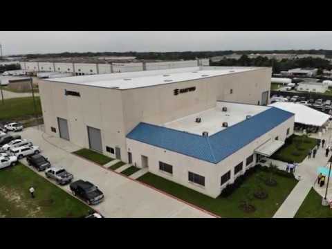 Aerial Tour of the Hartwig Okuma Tech Center in Houston, TX