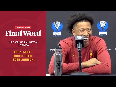 Postgame Press Conference: USC MBB vs. Washington (3/13/24)