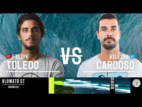 Filipe Toledo vs. Willian Cardoso - Quarterfinals, Heat 4 - Uluwatu CT 2018