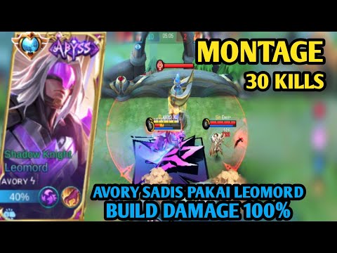 LEOMORD BEST BUILD 2023!!? GAMEPLAY TOP GLOBAL LEOMORD||AVORY