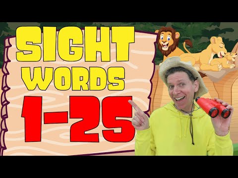 Fry Sight Words | 1-25 | With Matt From Dream English Kids