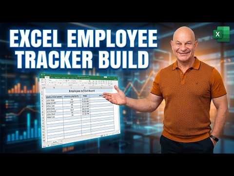 So erstellen Sie ein Mitarbeiter-In/Out-Board von Grund auf in Excel [KOSTENLOSE VORLAGE]