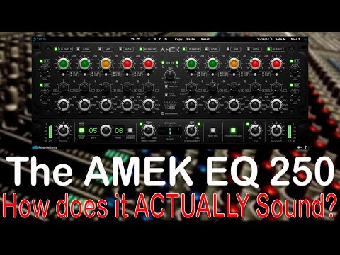 Plugin Alliance Amek EQ 250! How does it actually sound when mixing and mastering?