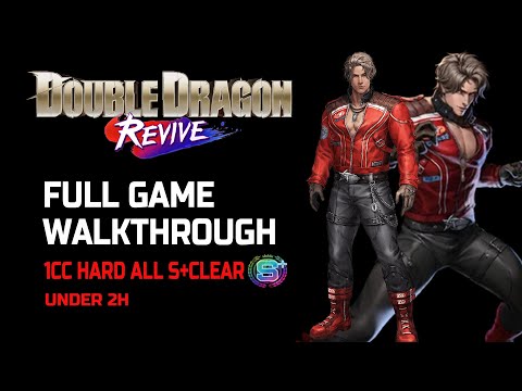 Double Dragon Revive Full Game Walkthrough (1CC HARD ALLS+) | No Commentary Longplay | 4KUHD