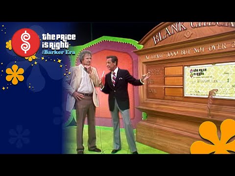 Bob Barker Plays a Prank With His BLANK CHECK Signature - The Price Is Right 1982