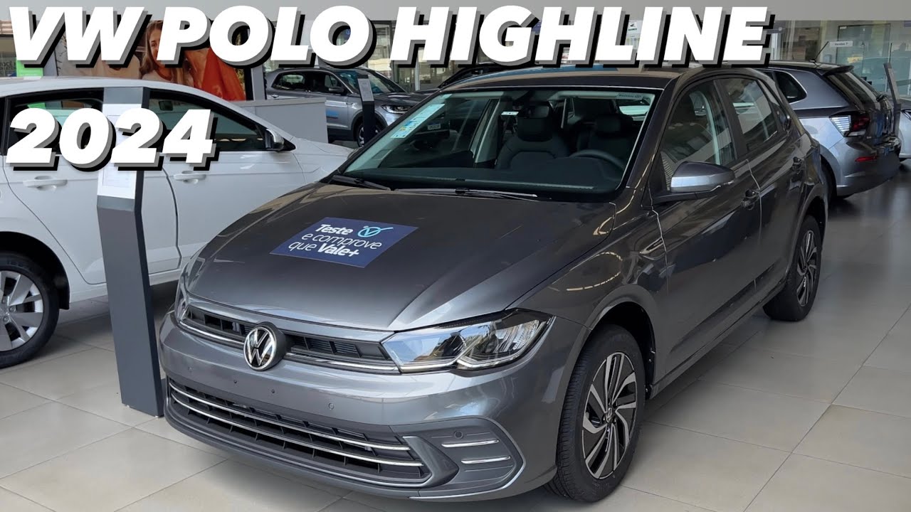 VW Polo Highline 170 TSI 2024 - Linha 2024 do Polo em detalhes!! (4K)