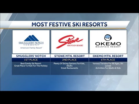 Three Vermont ski resorts ranked as most festive