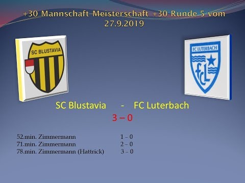 +30 Meisterschaft SC Blustavia - FC Luterbach