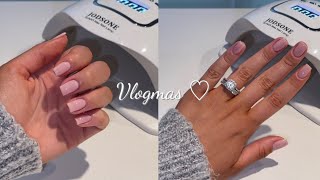 VLOGMAS ❄️🎅🏻HOW I DO MY OWN NAILS AT HOME 💅🏼 *OPI GEL BUBBLE BATH*