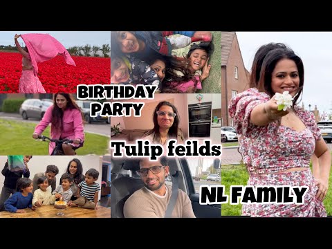 NL Family Times || Tulip Feilds|| Birthday Party || Photoshoot || Weekend Vlog